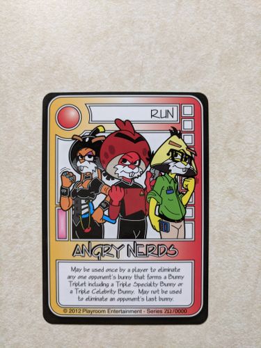 Killer Bunnies and the Conquest of the Magic Carrot: Angry Nerds Promo Card