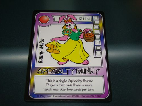 Killer Bunnies and the Quest for the Magic Carrot: Bunny White Promo Card