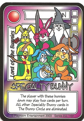 Killer Bunnies and the Quest for the Magic Carrot: Lord Of The Bunnies Promo Card