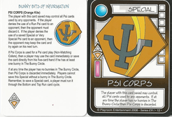 Killer Bunnies and the Quest for the Magic Carrot: Psi Corps Promo Card