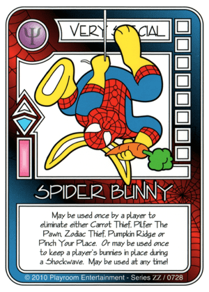 Killer Bunnies and the Quest for the Magic Carrot: Spider Bunny Promo Card