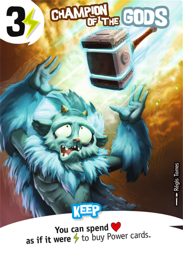 King of Tokyo: Champion of the Gods Promo Card