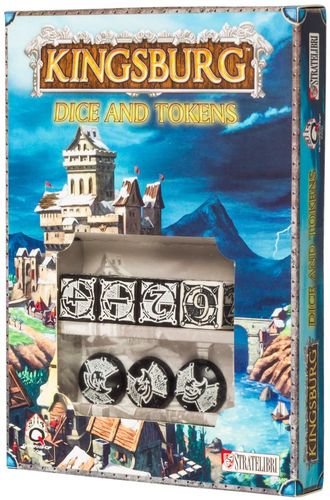 Kingsburg: Dice and Tokens (Black)