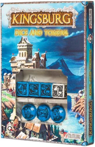 Kingsburg: Dice and Tokens (Blue)