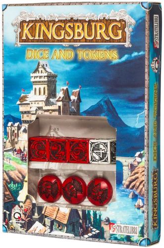 Kingsburg: Dice and Tokens (Red)