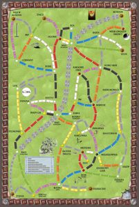Komorów (fan expansion for Ticket to Ride)