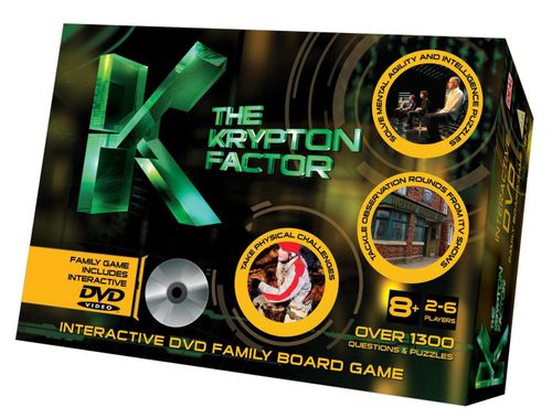 Krypton Factor Interactive DVD Family Board Game