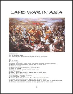 Land War in Asia