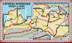Latvia (fan expansion for Ticket to Ride)