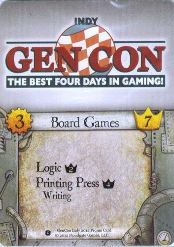 Legacy: Gears of Time – Gen Con Indy Promo Card