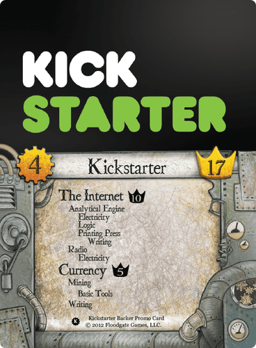 Legacy: Gears of Time – Kickstarter Backer Promo Card