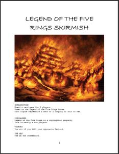 Legend of the Five Rings Skirmish
