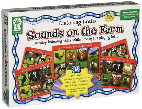 Listening Lotto: Sounds on the Farm
