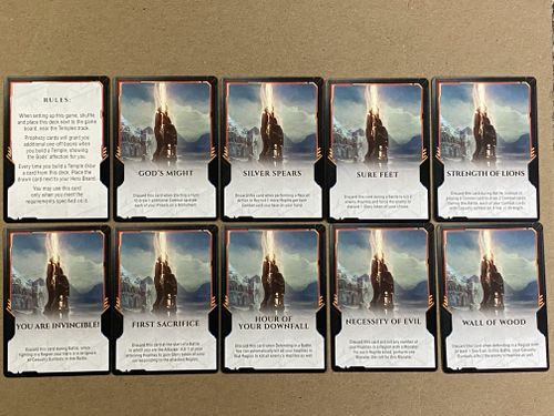 Lords of Hellas: Prophecy Cards