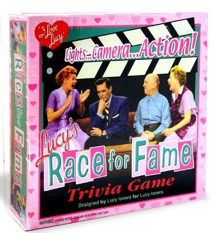 Lucy's Race for Fame Trivia game