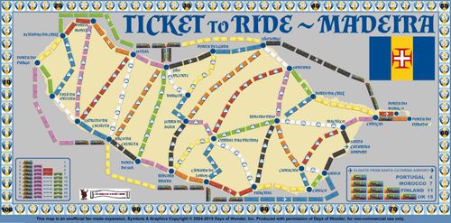 Madeira (fan expansion for Ticket to Ride)