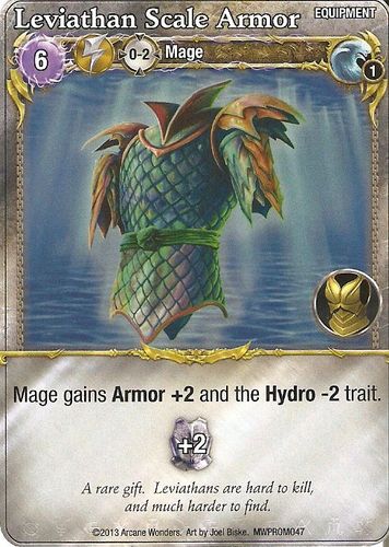 Mage Wars: Leviathan Scale Armor Promo Card