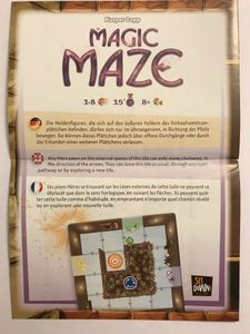 Magic Maze: Brettspiel Adventskalender 2017 Promo
