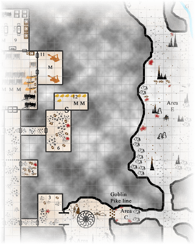 Map of the Armory of King Kettle