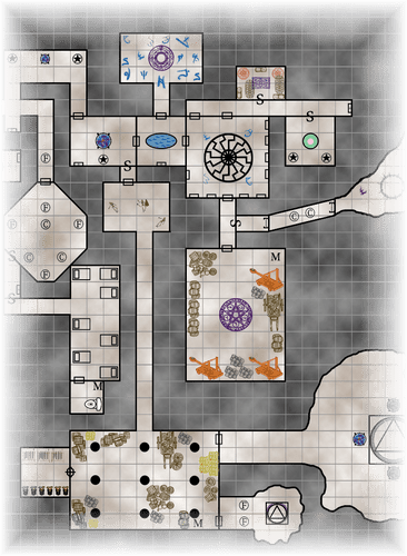 Map of the Tomb of the Troll Lord
