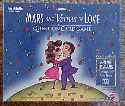 Mars and Venus in Love Question Card Game