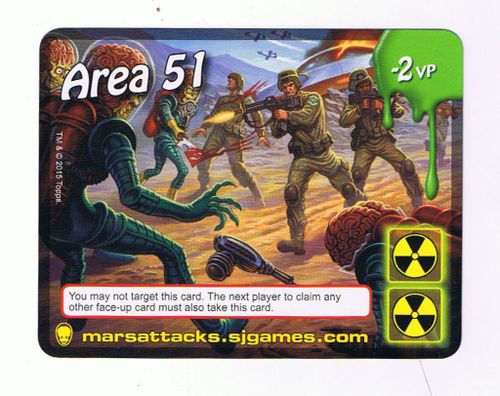Mars Attacks: The Dice Game – Area 51