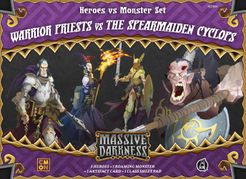 Massive Darkness: Heroes & Monster Set – Warrior Priests vs The Spearmaiden Cyclops