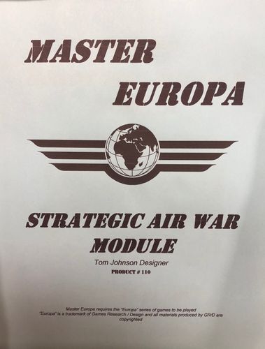 Master Europa 110: Strategic Air War