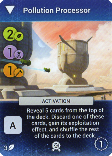 Master of Orion: The Board Game – Pollution Processor Promo Card