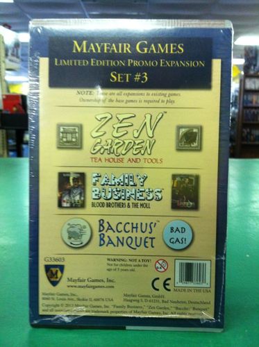 Mayfair Games Limited Edition Promo Expansion Set #3