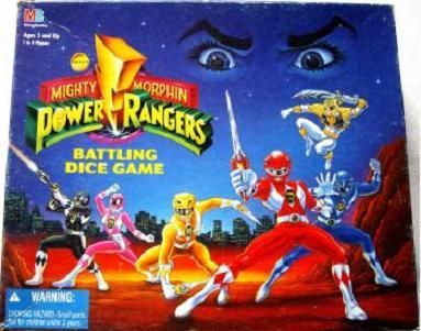 Mighty Morphin Power Rangers: Battling Dice Game