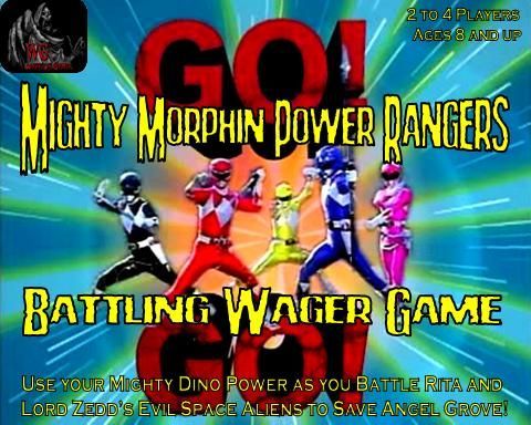 Mighty Morphin Power Rangers Battling Wager Game
