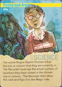 Mind MGMT: Penny and Arjet Promo Card