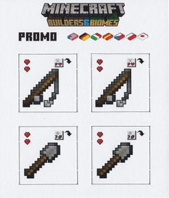Minecraft: Builders & Biomes – Fishing Rod and Shovel promo cards