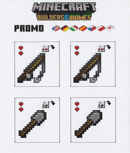 Minecraft: Builders & Biomes – Fishing Rod and Shovel Promo Tiles