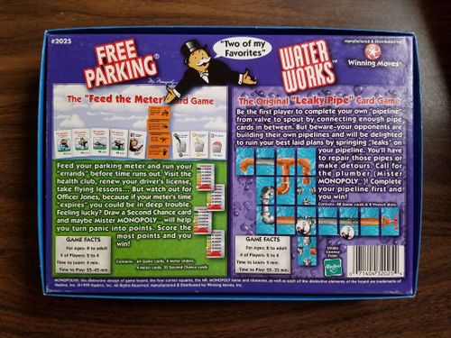 Monopoly Card Games: Free Parking and Water Works