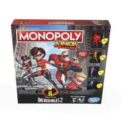 Monopoly Junior Game: Disney/Pixar Incredibles 2 Edition