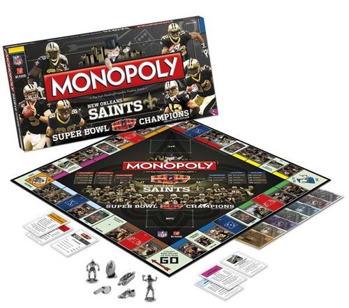 Monopoly: New Orleans Saints Super Bowl XLIV Champions Collector's Edition