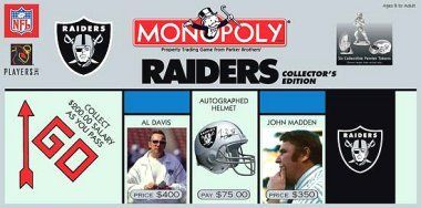 Monopoly: Oakland Raiders Collector's Edition