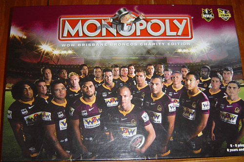 Monopoly: Wow Brisbane Broncos Charity Edition