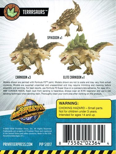 Monsterpocalypse Miniatures Game: Protectors Terrasaurs Unit Expansion 1
