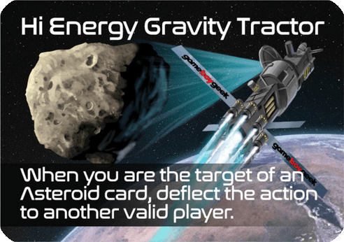 Moons: Hi Energy Gravity Tractor