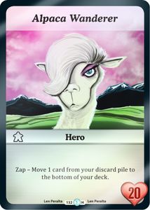 Munchkin Collectible Card Game: Alpaca Wanderer Promo Card
