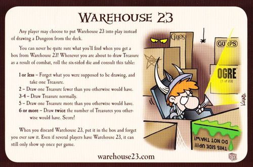 Munchkin Dungeon: Warehouse 23