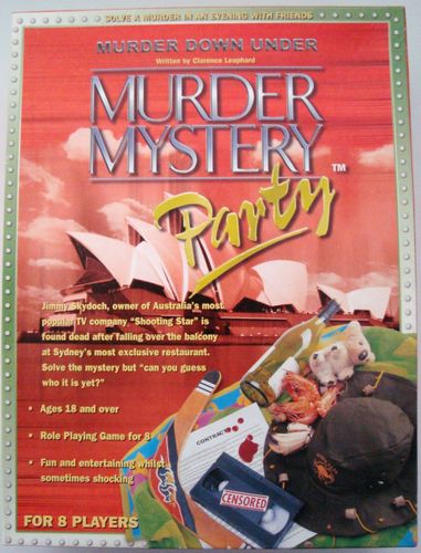 Murder Mystery Party: Murder Down Under