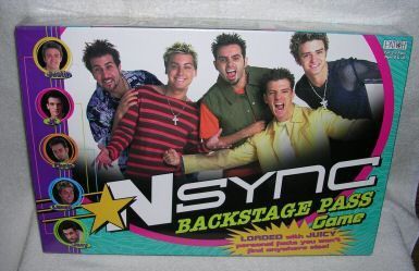 N Sync Backstage Pass Game