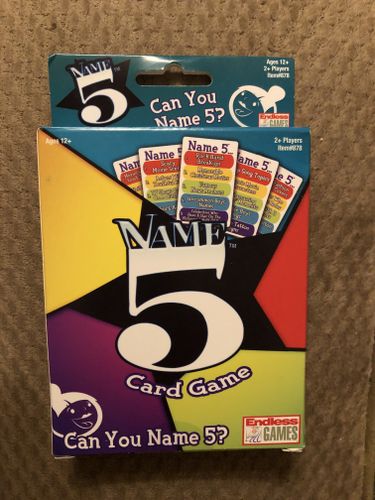 Name 5 Card Game