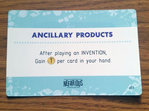 Nefarious: Ancillary Products