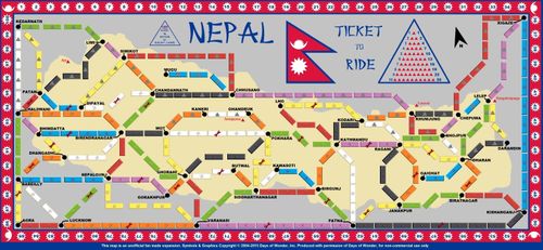 Nepal (fan expansion for Ticket to Ride)