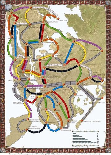 New York (fan expansion for Ticket to Ride)